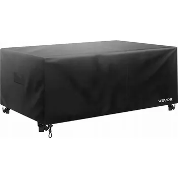 Krycí plachta Obal na zahradní nábytek, souprava 249 x 198 x 81 cm, černý