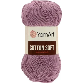 Galanterie YarnArt Cotton Soft 65 tmavě starorůžová