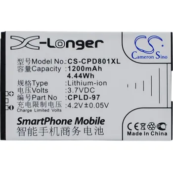 Baterie pro mobilní telefon Baterie Cameron Sino CS-CPD801XL, Li-Ion, 1200