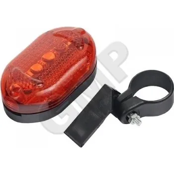 Cyklosvítilna cyklistika - LED osvětlení - zadní červené - s držákem