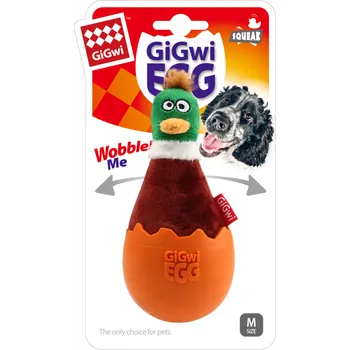 Hračka pro psa GiGwi Egg hnědá