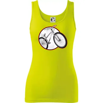 Downhill kolo v kruhu - Dámské tílko - XS ( Limetková )
