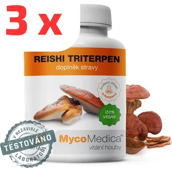 Přírodní produkt MycoMedica Reishi Triterpen 3 x 90 kapslí