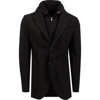 Pánský oblek FERATT Pánské oblekové sako VIGO černé Velikost: 182/50