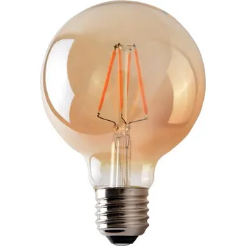 Žárovka LED Žárovka CLASIC AMBER G95 E27/8W/230V 2200K - Brilagi