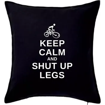 Polštář Keep calm and shut your legs - Polštář 50x50 - 50x50 - Pouze potah ( Černá )