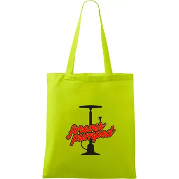 Forever Pumped - Taška bavlněná - 42 x 38 cm ( Limetková )