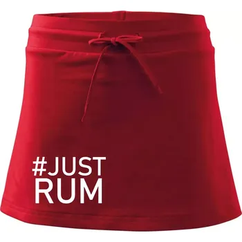 Dámská sukně Just rum - Sportovní sukně - two in one - S ( Červená )