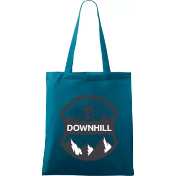 MTB downhill erb - Taška bavlněná - 42 x 38 cm ( Petrolejová )