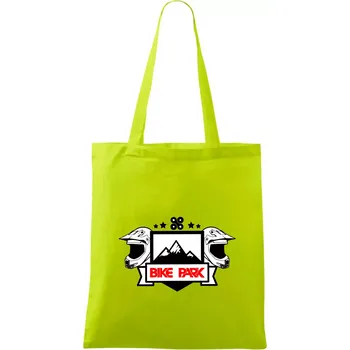 Bike park helmy - Taška bavlněná - 42 x 38 cm ( Limetková )