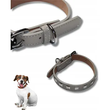 Obojek pro psa Obojek pro psa z ekologické kůže Domowy_kącik vel. XS/S