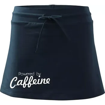 Dámská sukně Powered by Caffeine - Sportovní sukně - two in one - M ( Námořní modrá (velmi tmavá - téměř černá) )