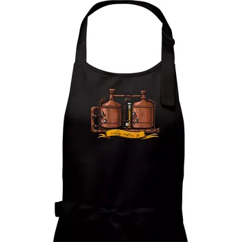 Kuchyňská zástěra Nejlíp vařím já - Pánská zástěra na vaření - Univerzální velikost ( Černá )