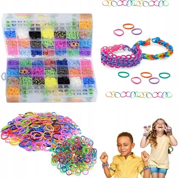 kreativní sada SADA GUMIČEK NA VÝROBU NÁRAMKŮ PRO DĚTI