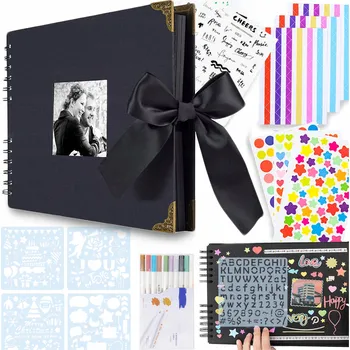 Obraz ALBUM NA SCRAPBOOKING na Fotky A4 Kreativní Zdobení + METALICKÉ FIXY