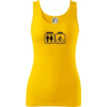 Dámské oblečení Problém - Kolo - Dámské tílko - M ( Žlutá )
