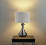 Searchlight EU2750SS - Stolní lampa TOUCH 1xE14/40W/230V