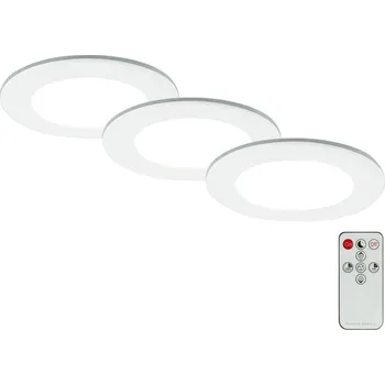 Koupelnové svítidlo Briloner - SADA 3x LED Koupelnové podhledové svítidlo LED/4,8W/230V IP44 + DO