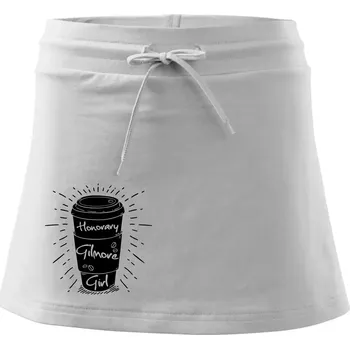 Dámská sukně Honorary Gilmore Girl - Sportovní sukně - two in one - XS ( Bílá )