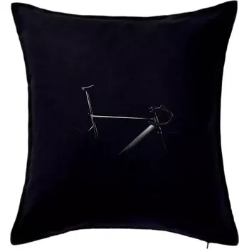 Polštář Silniční kolo ve tmě - Polštář 50x50 - 50x50 - Pouze potah ( Černá )