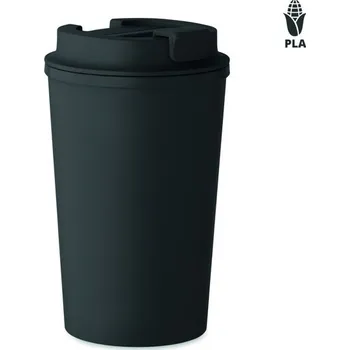 Termohrnek Dvoustěnný PLA kelímek 350ml Beibaku - Černá