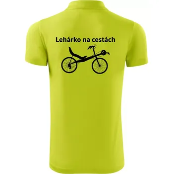 Pánská košile Lehárko na cestách - Polokošile Victory sportovní (dresovina) - 2XL ( Limetková )