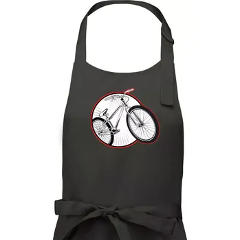 Kuchyňská zástěra Downhill kolo v kruhu - Dámská zástěra na vaření - Univerzální velikost ( Tmavá břidlice (šedá se zeleným nádechem) )