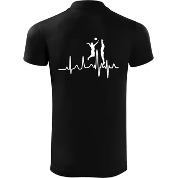 Pánská košile EKG volejbalisti muži - Polokošile Victory sportovní (dresovina) - 3XL ( Černá )