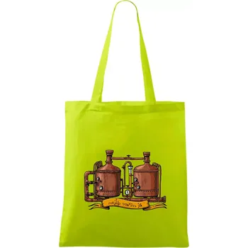 Nejlíp vařím já - Taška bavlněná - 42 x 38 cm ( Limetková )