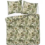 Detexpol Francouzské 3dílné perkálové povlečení Forest Light béžové 5241A, 220x200+2X 70x80