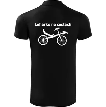 Pánská košile Lehárko na cestách - Polokošile Victory sportovní (dresovina) - M ( Černá )