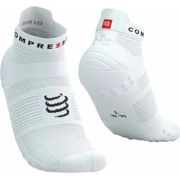 Běžecké oblečení Běžecké ponožky Compressport PRO RACING SOCKS V4.0 RUN T1 Bílá, Černá