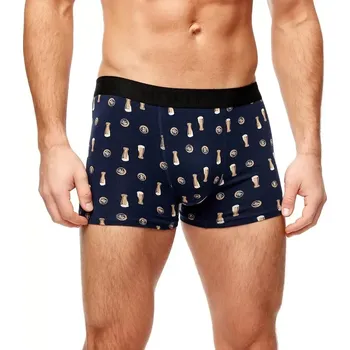 Pánské spodní prádlo Boxerky Noviti BB006 Vzor M-2XL černí želatinoví medvídci XXL