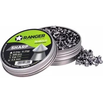 Diabolka Śrut 4,5 mm RANGER Diabolo Professional Sharp szpic 500 szt. 0,54 g
