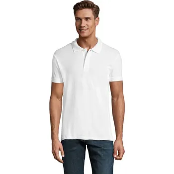 Pánské tričko PERFECT MEN Polo 180g - WhiteS
