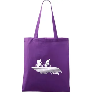 Cyclo duo - Taška bavlněná - 42 x 38 cm ( Fialová )