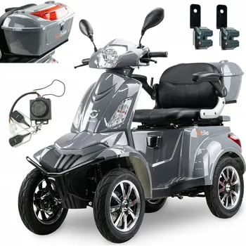 Elektrický invalidní skútr Čtyřkolový invalidní skútr pro jednu osobu Bili Bike - bezbarvý