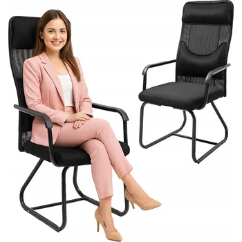 Ergonomická židle StandHeiz černá s tvarovaným sedákem