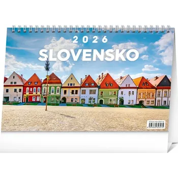 Kalendář NOTIQUE Stolový kalendár Slovensko 2026, 23,1 x 14,5 cm