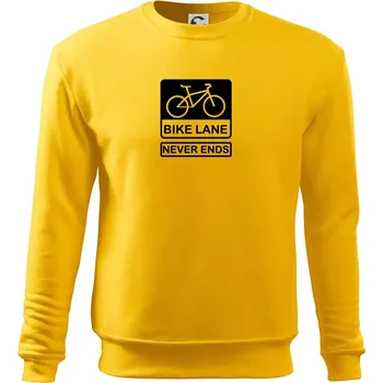 Pánská mikina Bike lane - Mikina Essential pánská - 2XL ( Žlutá )