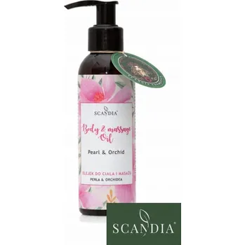 Tělový olej Scandia Olej na tělo a masáž Perla & Orchidej / 150 Ml