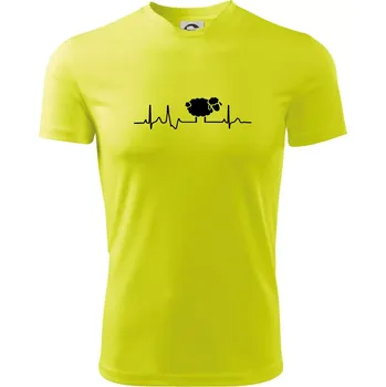 Pánské oblečení EKG černá ovečka - Pánské triko Fantasy sportovní (dresovina) - 2XL ( Neonově žlutá )