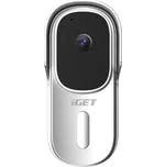 Videozvonek se senzorem pohybu Full HD 1080p 5200 mAh IP65 Wi-Fi bílá