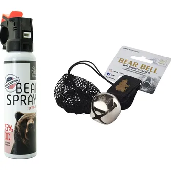 Sport Houbařský balíček na medvědy TETRAO - Bear sprej 150 ml + rolnička