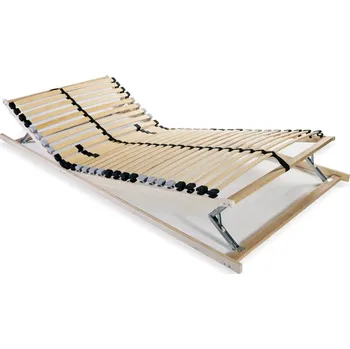 Postelový rošt vidaXL Lamelový rošt postele s 28 lamelami 7 zón 70 x 200 cm [246455]