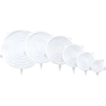 Dóza na potraviny Silikonová univerzální víčka na potraviny v sadě – Maximex ID_1777952