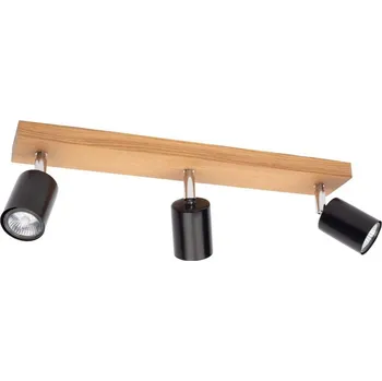 Bodové svítidlo Spot-Light DO2910351 - Stropní bodové svítidlo MANARA 3xGU10/5W/230V borovice