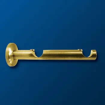 Držák na garnýž - dvojitý - Ø 16 silver Barva: zlatá antik