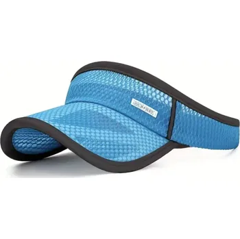 Kšiltovka Síťovaná kšiltovka s dlouhým kšiltem bez vrchu - TYRKYSOVÁ (Značka: SH)