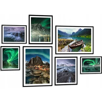 Obraz VELKÁ SADA 7 kusů Obrázky POUZE VELKÉ BEZ RÁMU KP147